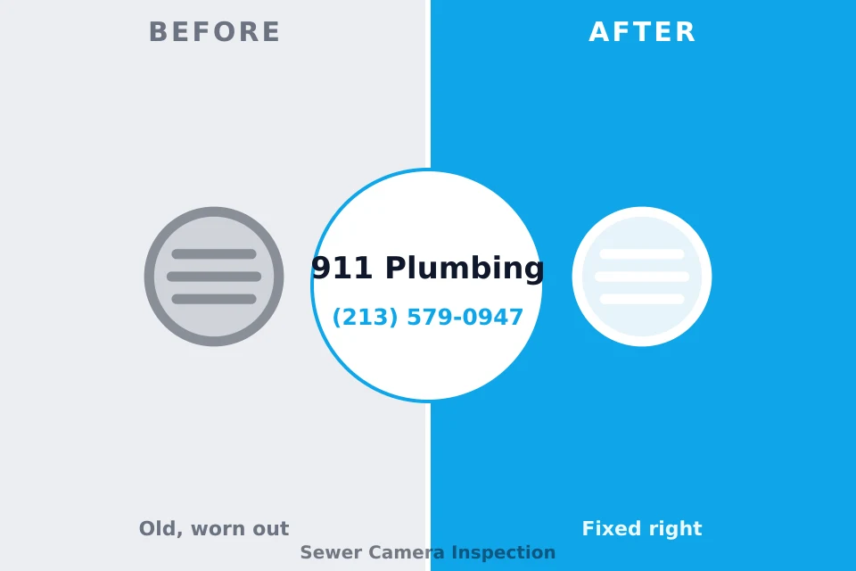 Before and after: plumbing company Mount Pleasant, MI